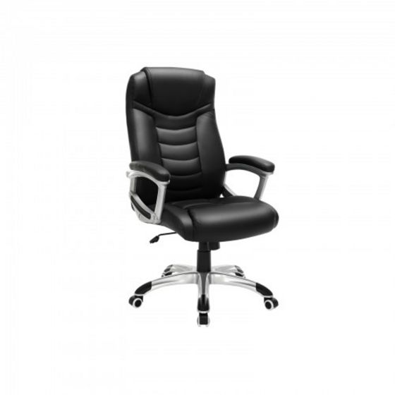 Songmics kontorsstol, svart, OBG21B