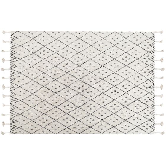 Matta AGADIR Off-White 140 x 200 cm Bomull