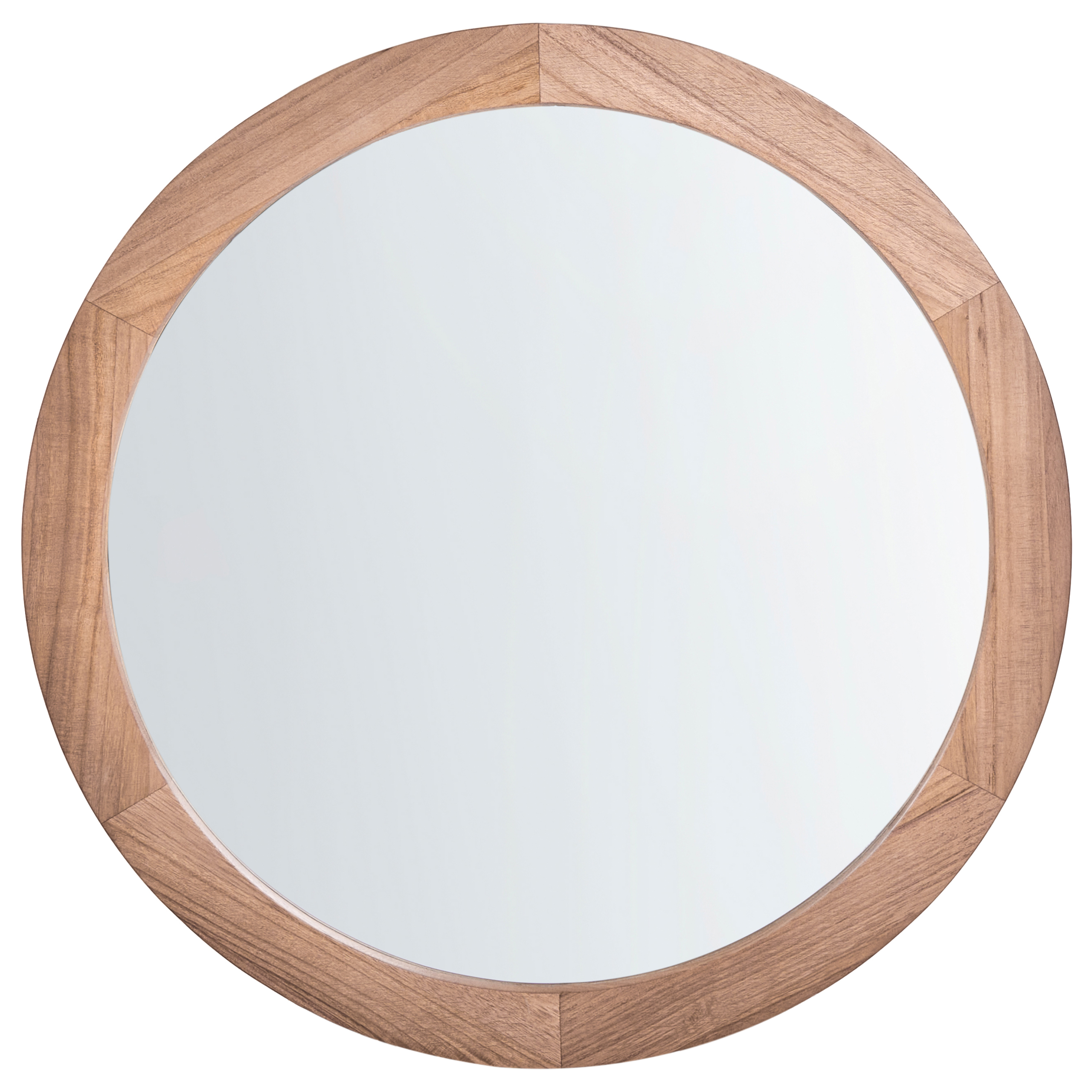 Väggspegel LASALLE 76 cm 76 cm Kejsarträ Ljusbrun
