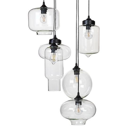 Pendellampa BEMBOKA Glas Transparent