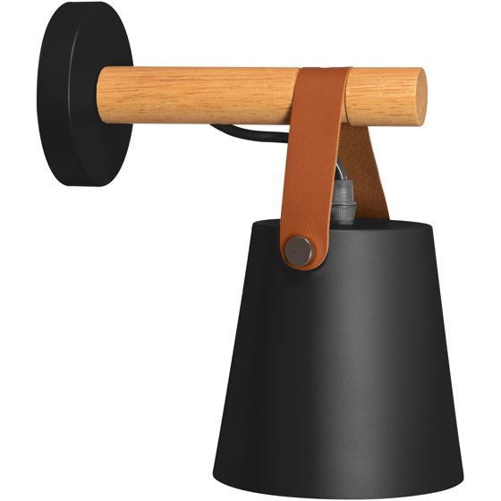 TOOLIGHT vägglampa APP466-1W Svart 21x17x21cm