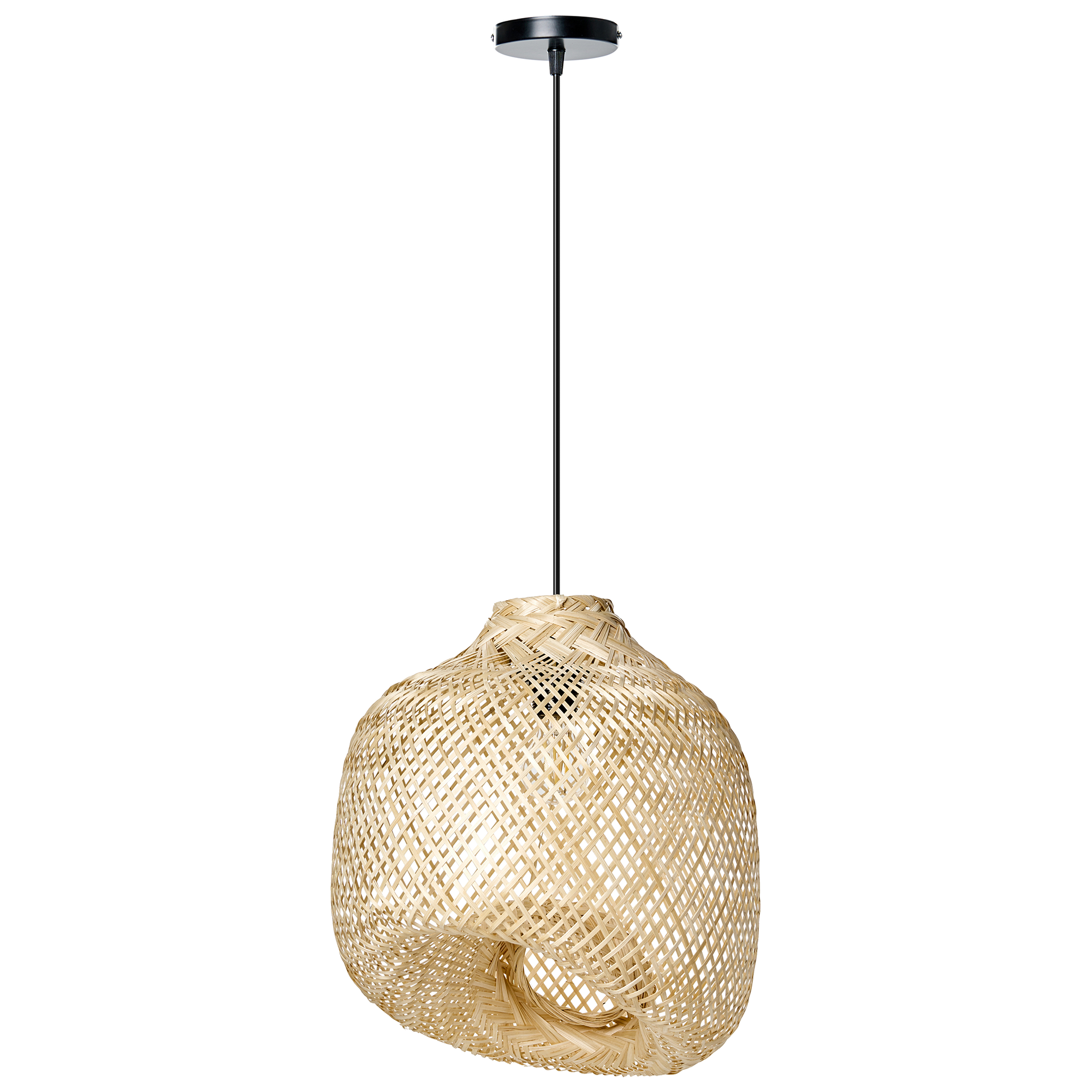 Pendellampa GURABO Bambu Naturlig