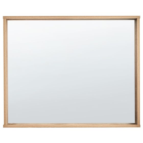 Väggspegel ROSELL 80 cm 65 cm Ljusbrun