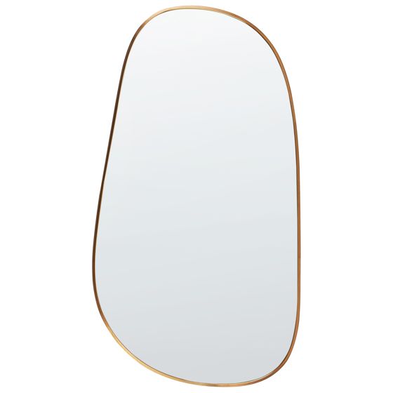 Väggspegel VERNAIS 60 cm 110 cm Metall Guld
