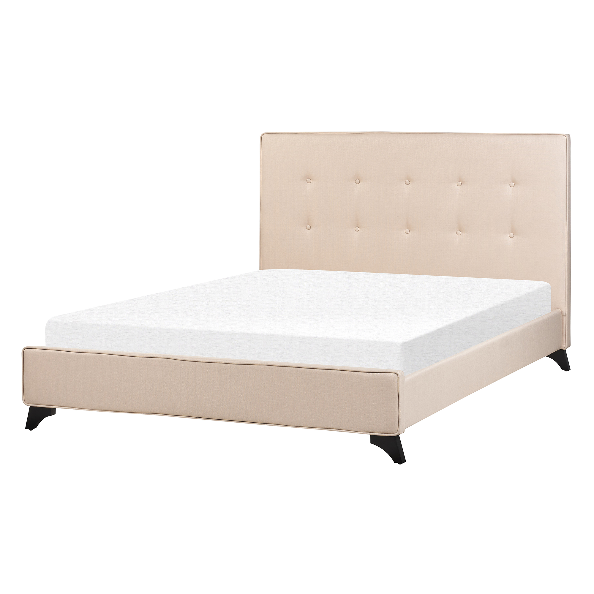 Säng med lamellram AMBASSADOR 140 x 200 cm Beige