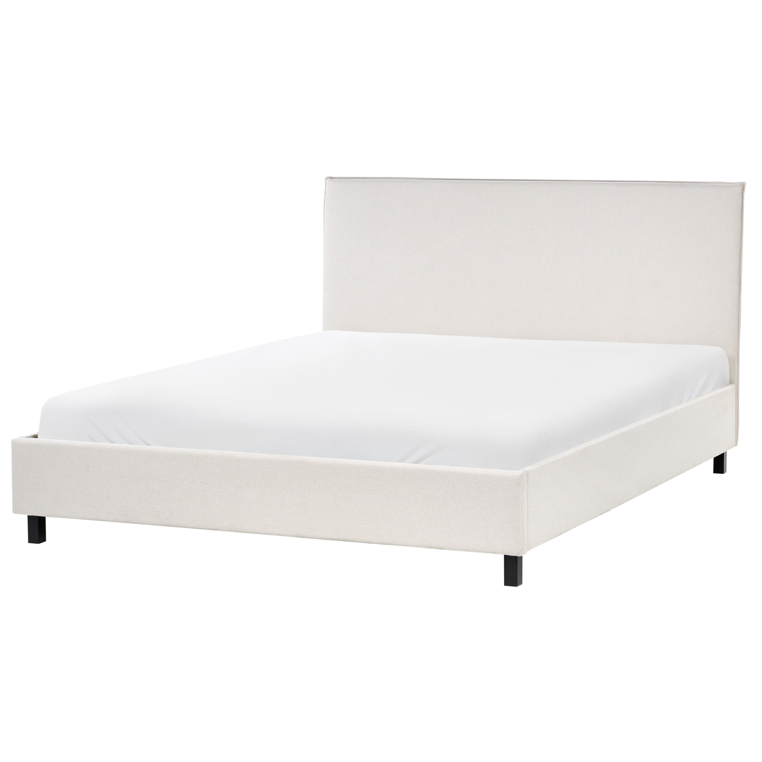 Säng med lamellram SENNEZ 160 x 200 cm Beige
