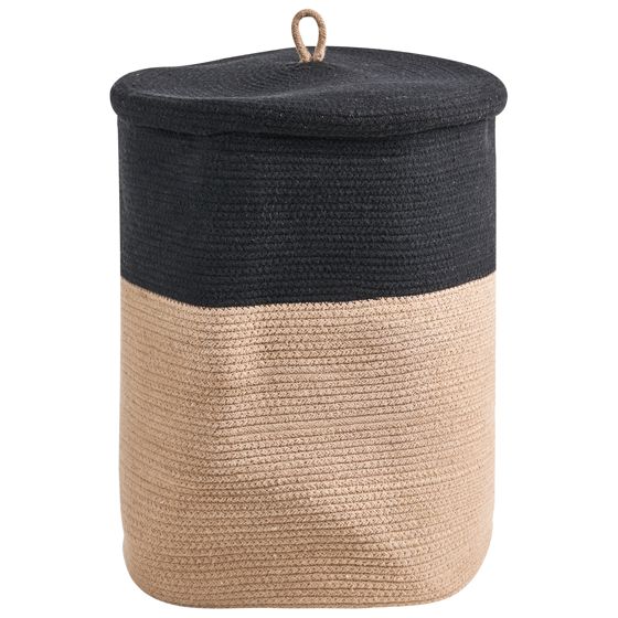 Korg SILOPI Bomull Svart/ Beige