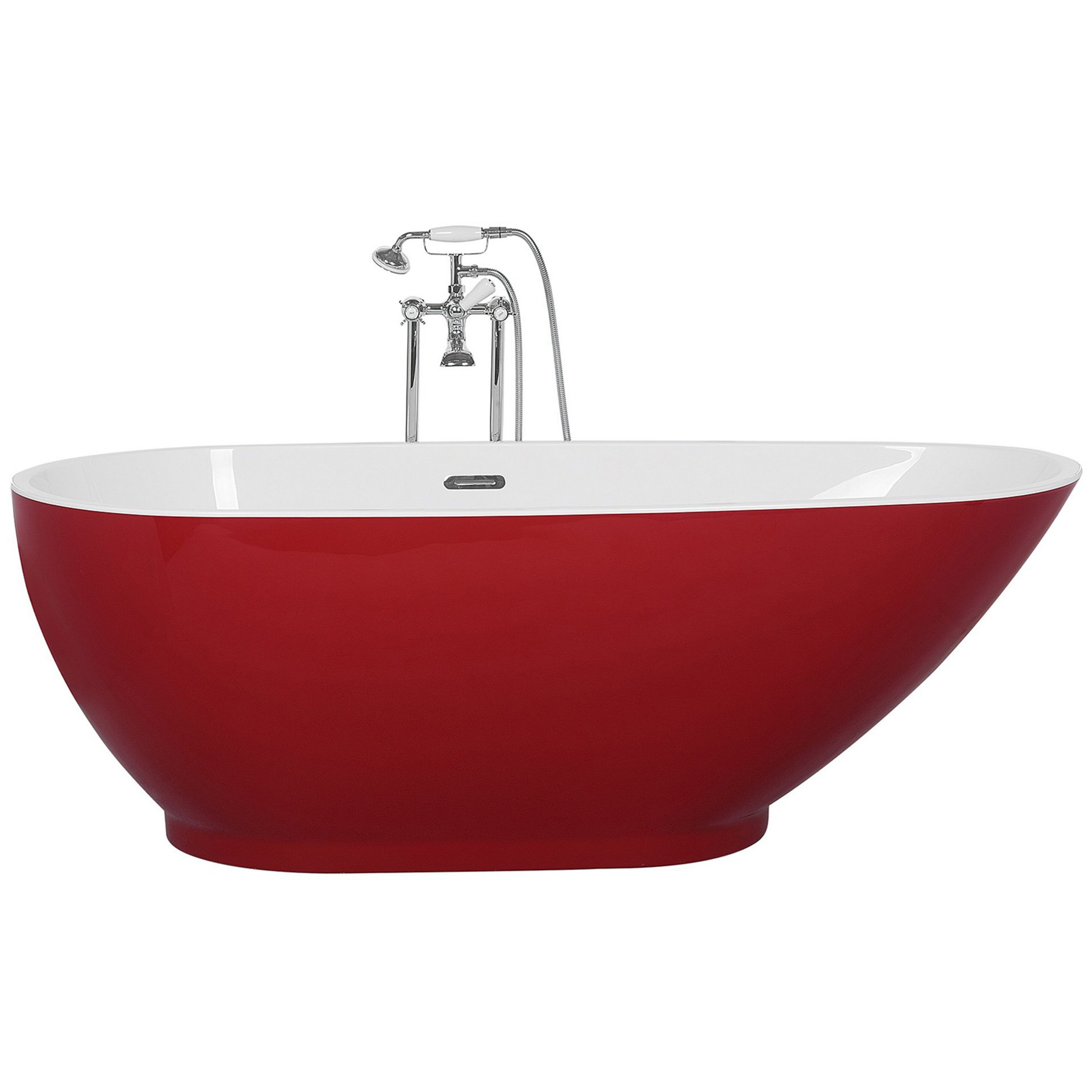 Fristående badkar GUIANA 1730 x 820 mm Röd