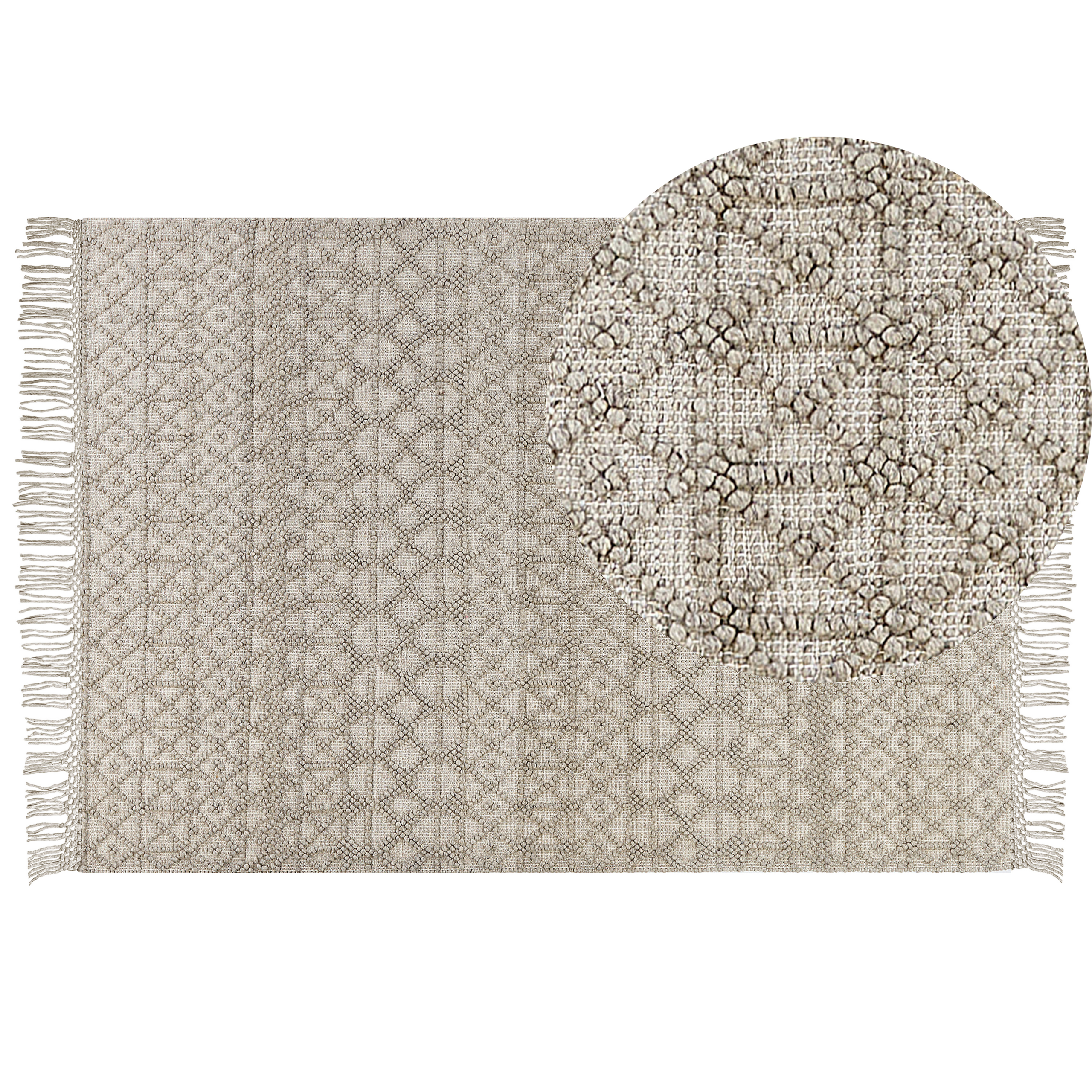 Matta ALUCRA Beige 160 x 230 cm Ull