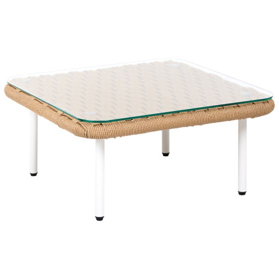 Soffbord BAUCINA 60 cm 60 cm Ljusbrun