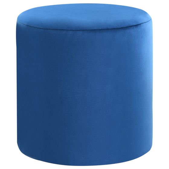 Sittpuff LOVETT Sammet Mörkblå