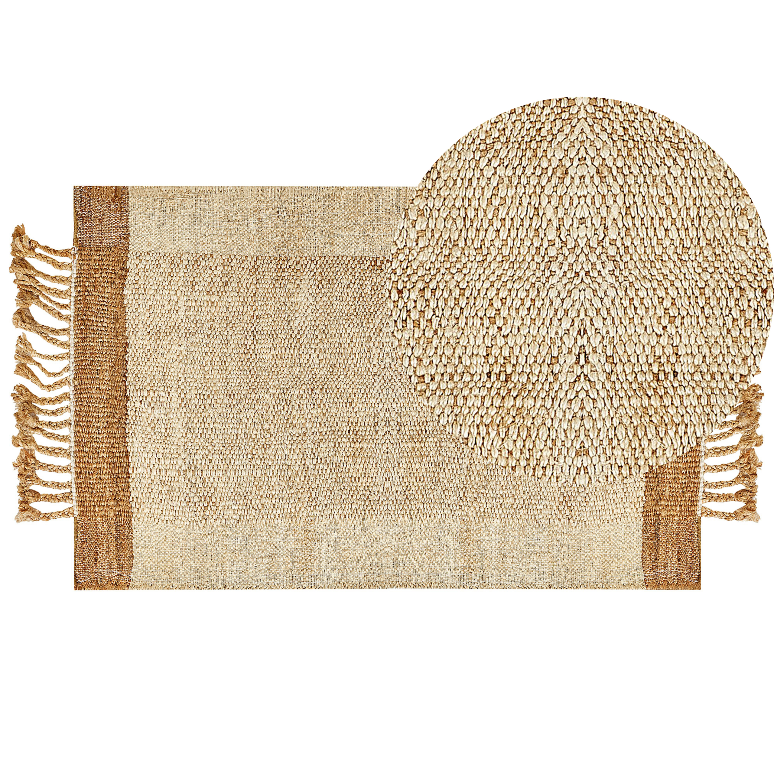 Matta DEDEMLI Beige 80 x 150 cm Jute