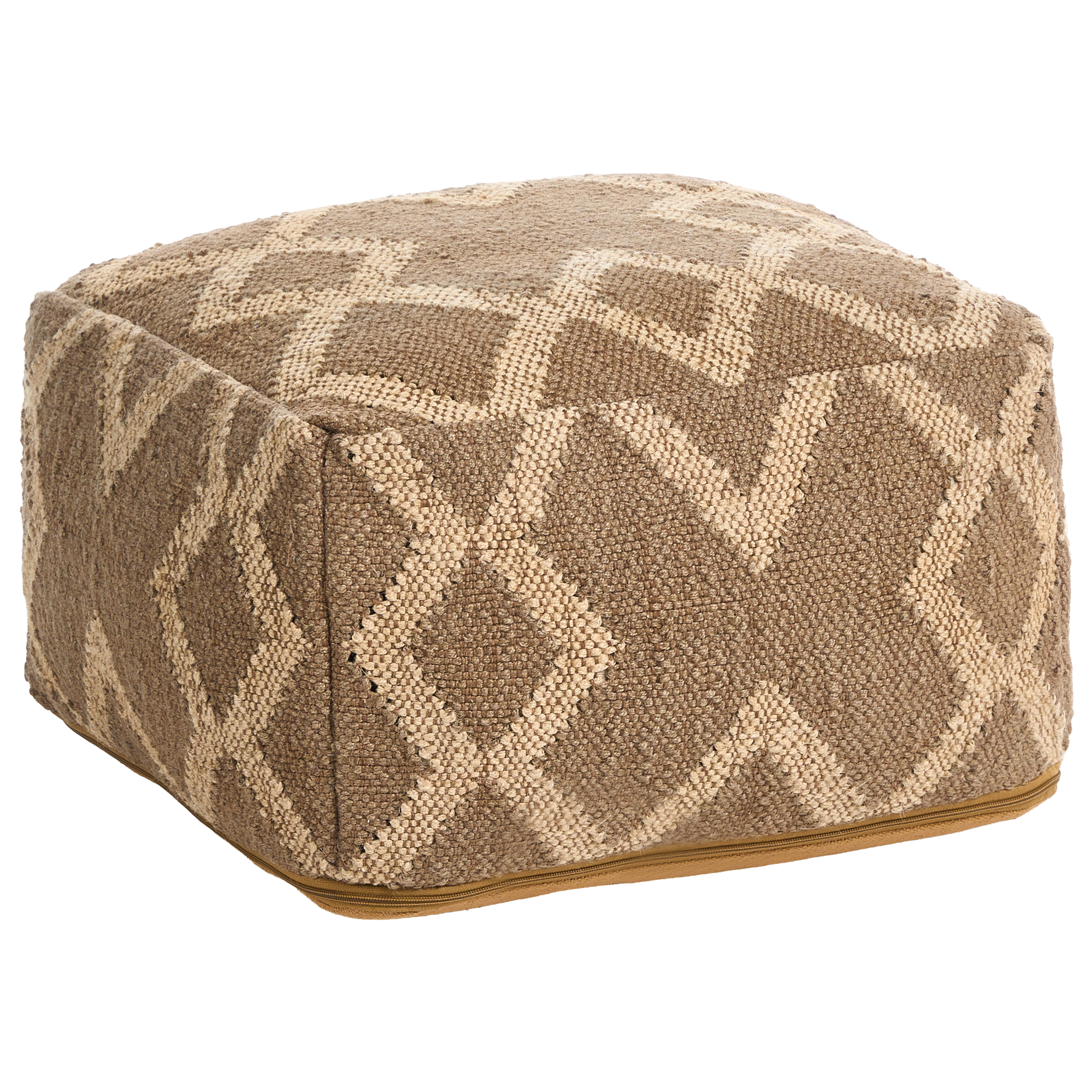 Sittpuff GOPI Jute Ljusbrun