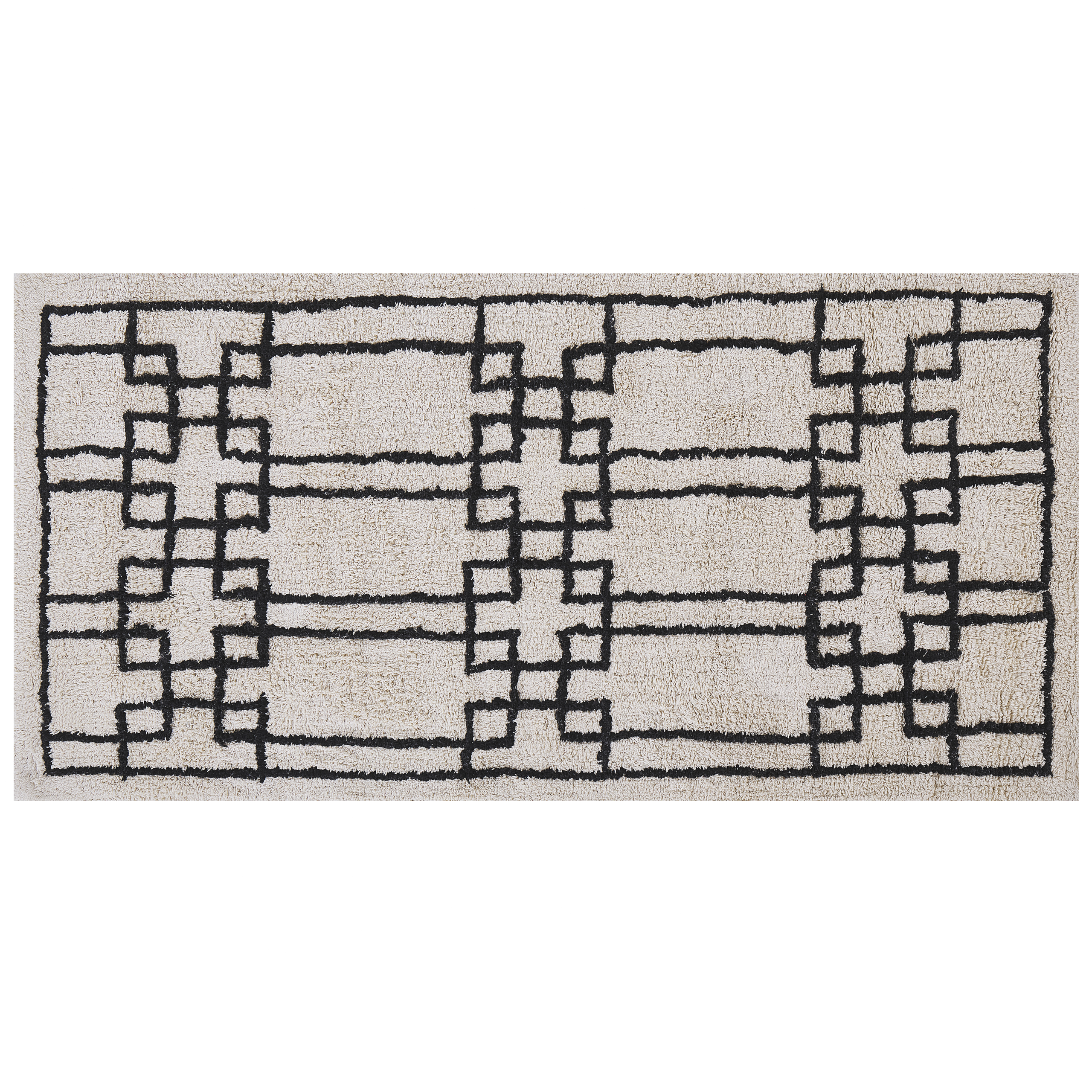 Matta TURHAL Beige 80 x 150 cm Bomull