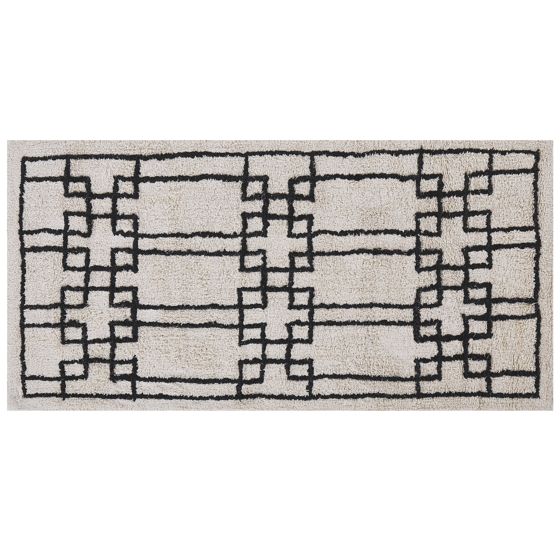 Matta TURHAL Beige 80 x 150 cm Bomull