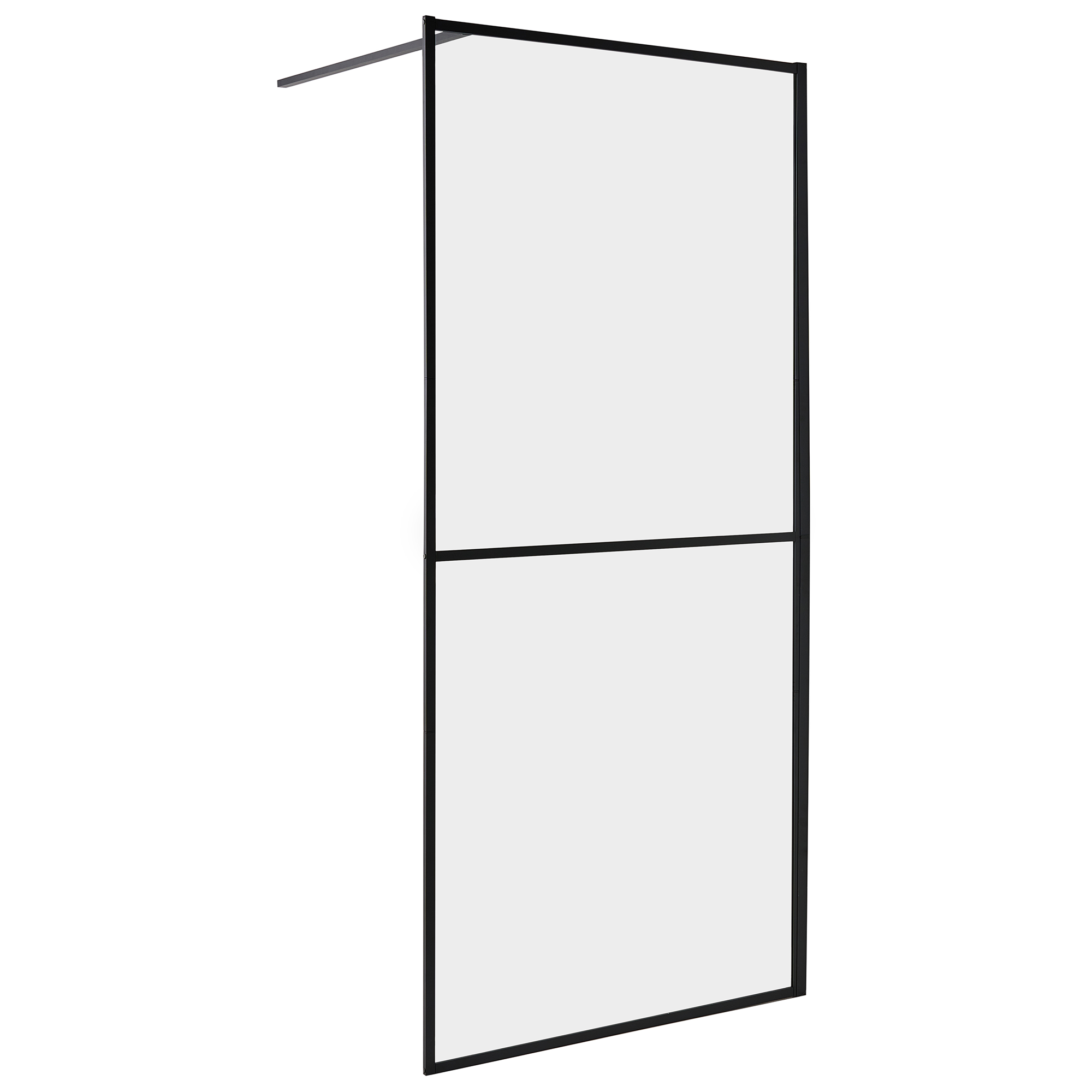 Duschskärm ACULEO 900 x 1950 mm Svart