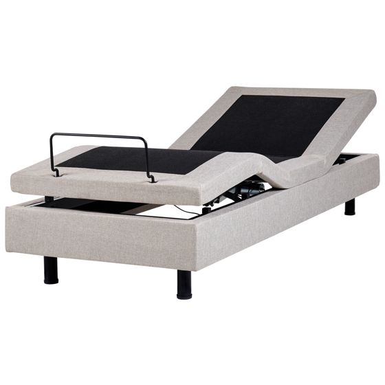 Ställbar säng utan huvudgavel DUKE 90 x 200 cm Beige
