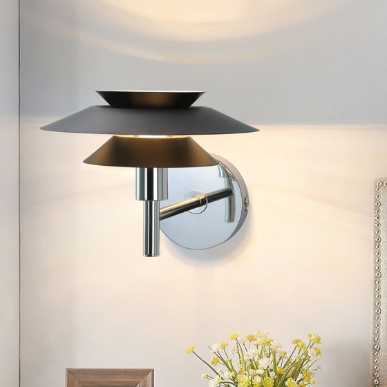 NETTLIFE Vägglampa för inomhusbruk, Svart - Sovrumslampa, Modern, Design, G9, Utan, Glödlampa, (Max 0,25W)