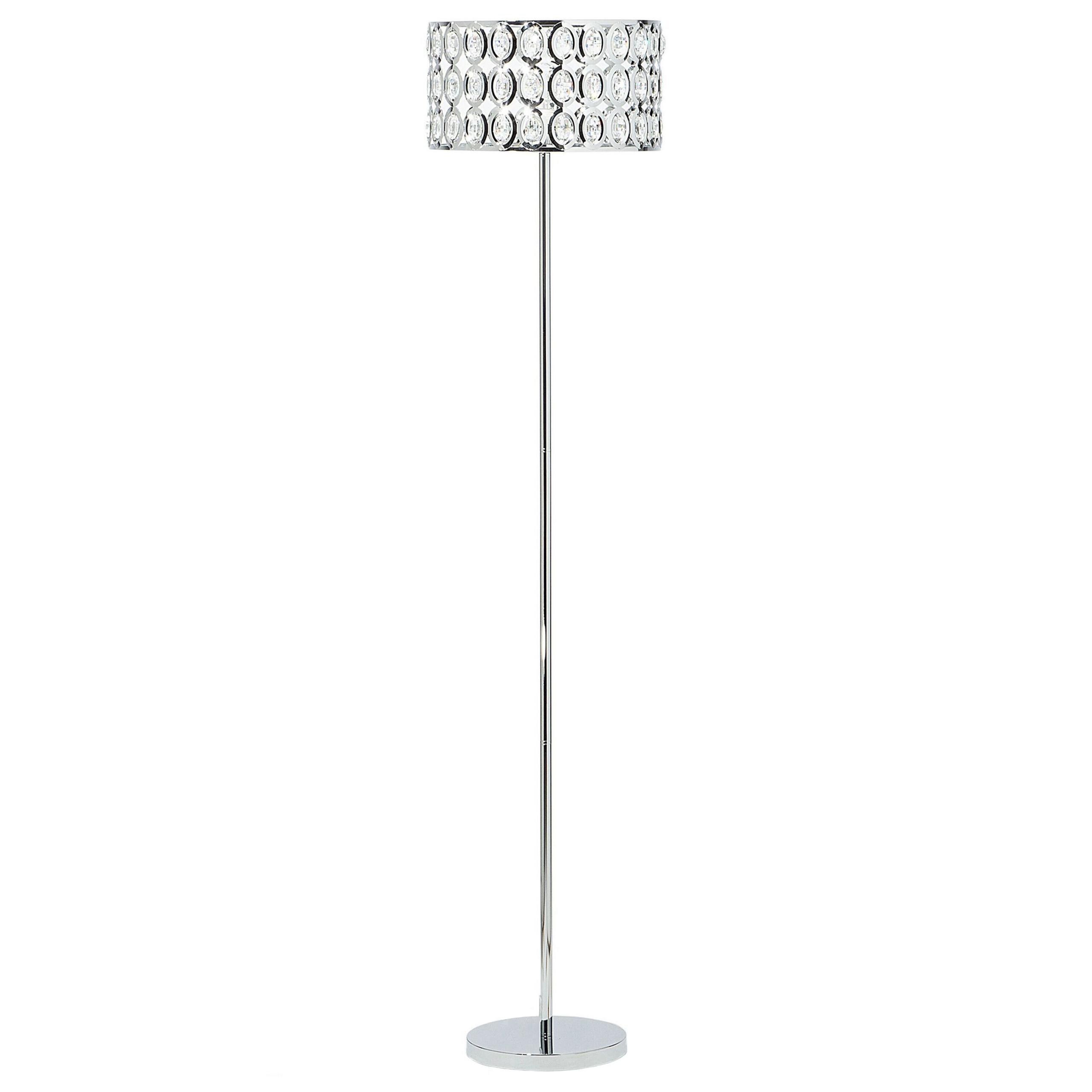 Golvlampa TENNA Kristall Silver