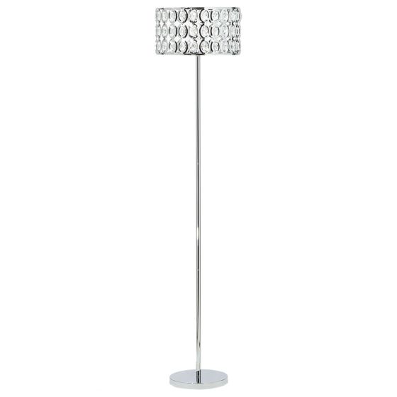 Golvlampa TENNA Kristall Silver