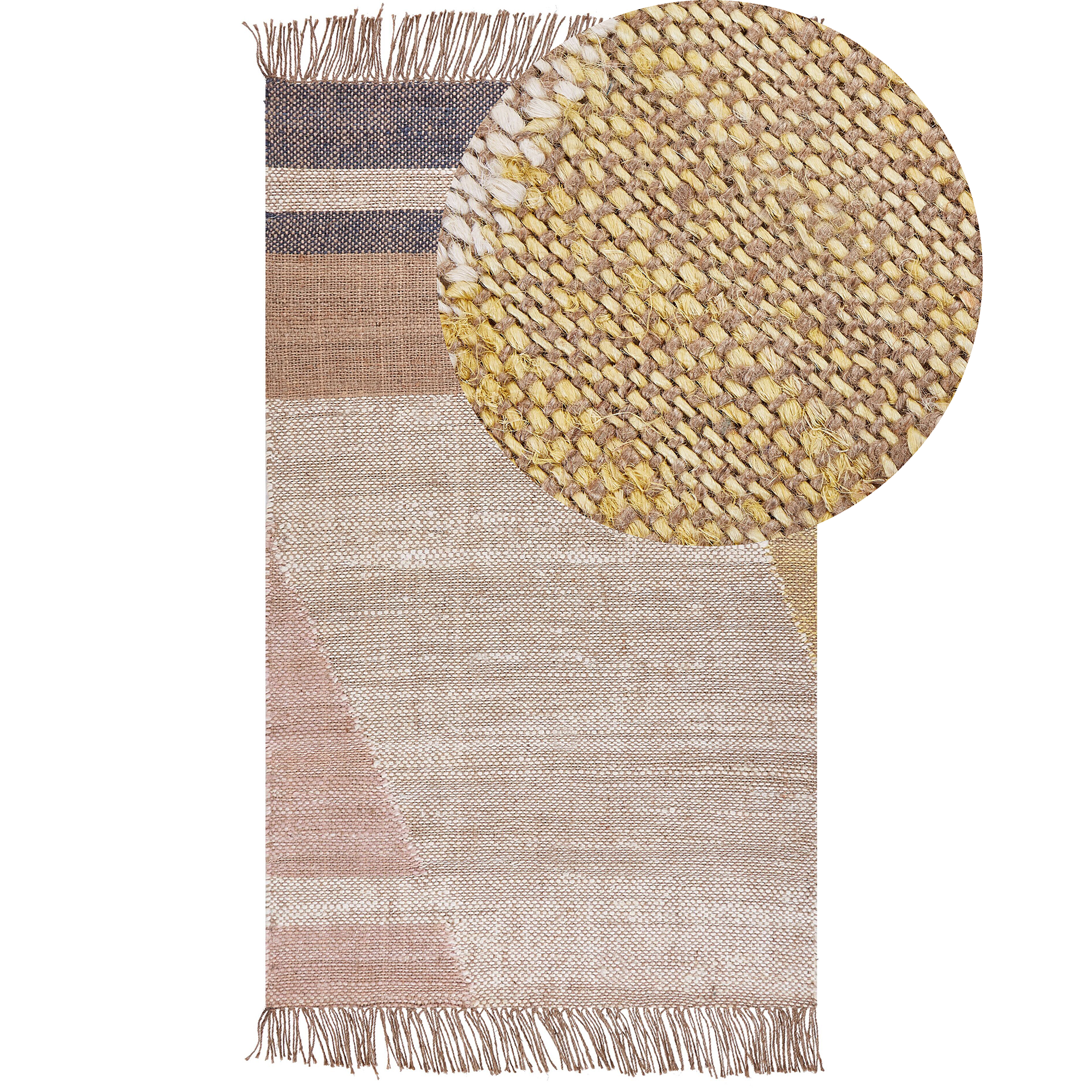 Matta SAMLAR Brun 80 x 150 cm Jute