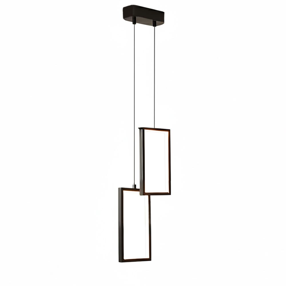 TOOLIGHT hängande taklampa LHJ085-2CP LED Svart 12x12x20cm