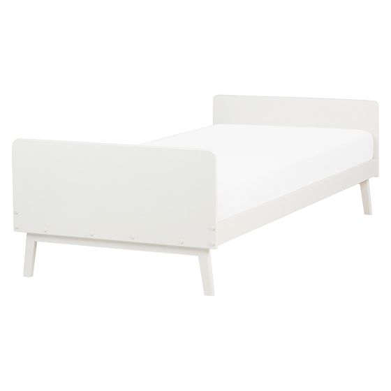 Säng med lamellram Furu BONNAC 90 x 200 cm Vit