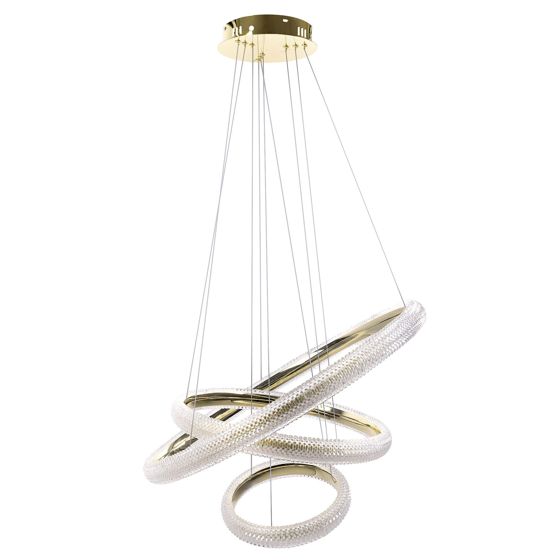 TOOLIGHT hängande taklampa LHJ042-CP3 LED Guld 63x63x110cm