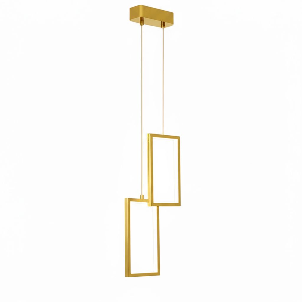 Toolight Hängande taklampa LHJ086-2CP LED Guld 12x12x20cm