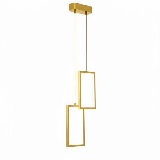 Toolight Hängande taklampa LHJ086-2CP LED Guld 12x12x20cm