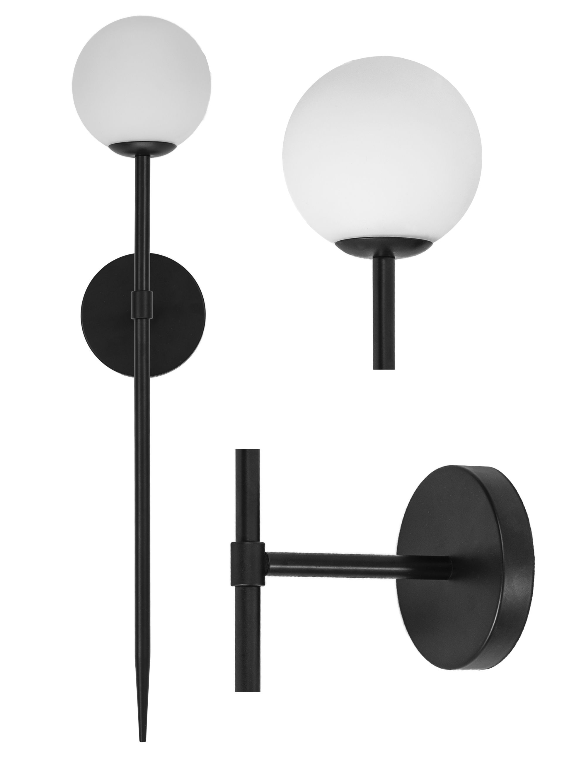 TOOLIGHT vägglampa APP577-1W 100CM Svart 52x10x42cm