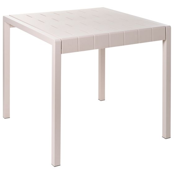 Trädgårdsmatbord BARTICA 81 cm 84 cm Beige