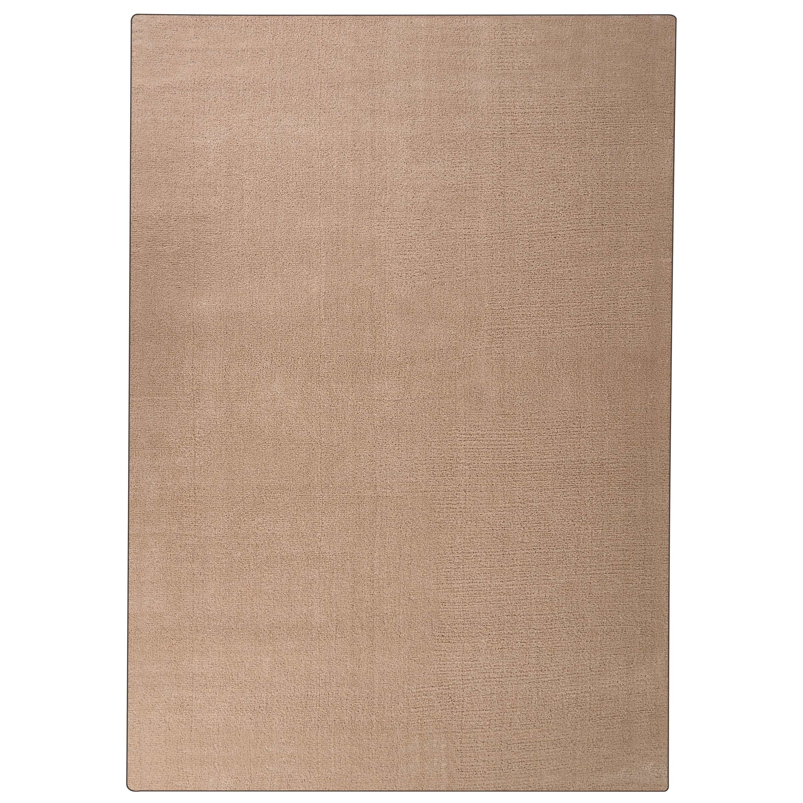 Matta med lång lugg DEMRE Mörkbeige 160 x 230 cm