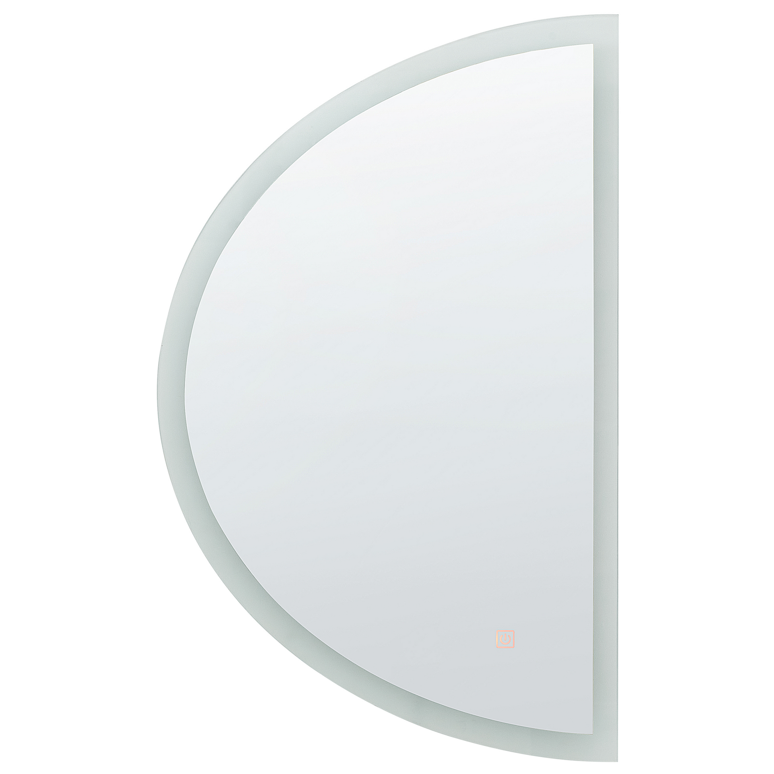 Badrumsspegel med LED BEZONS 49 cm 80 cm Silver