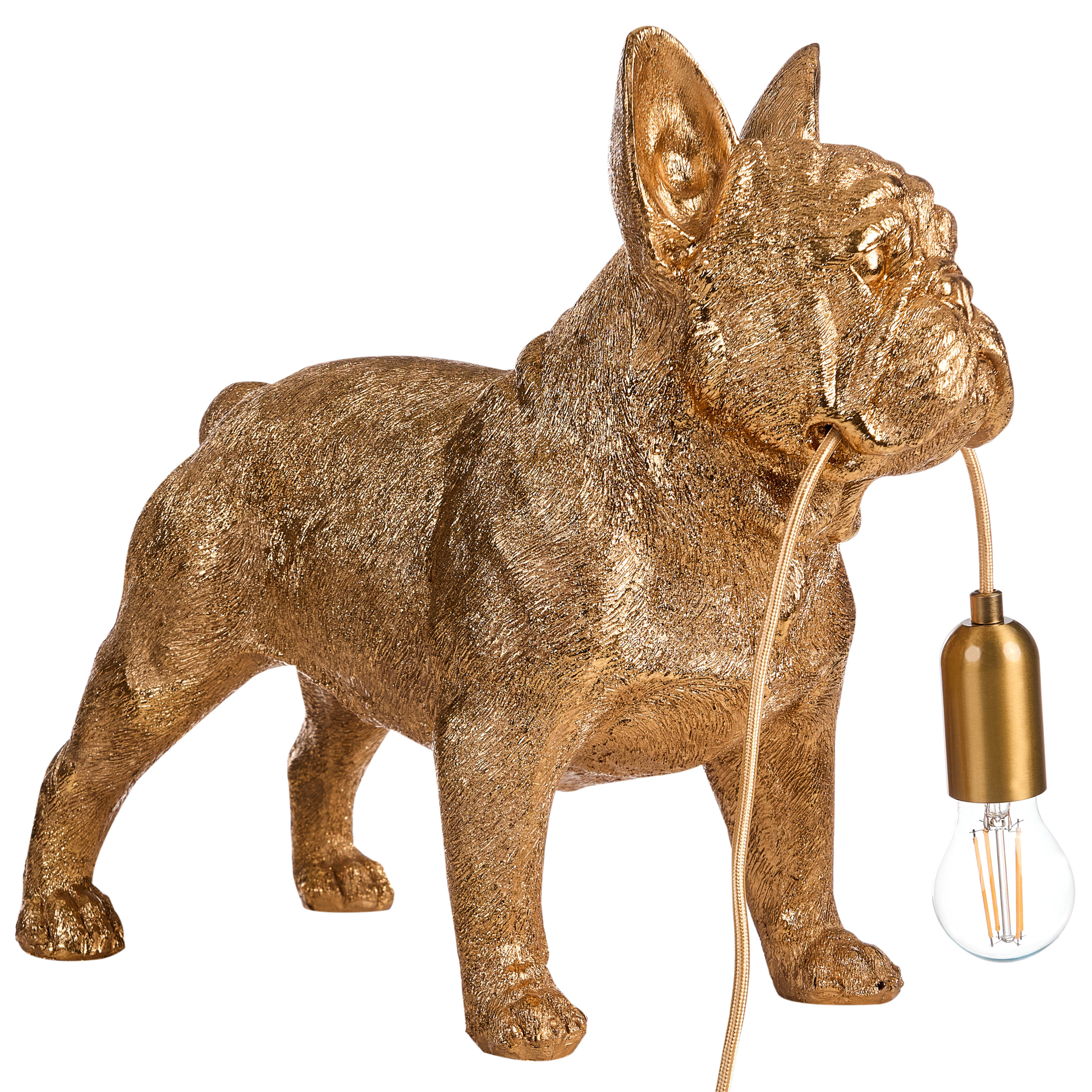 Bordslampa Hund BAXTER Guld