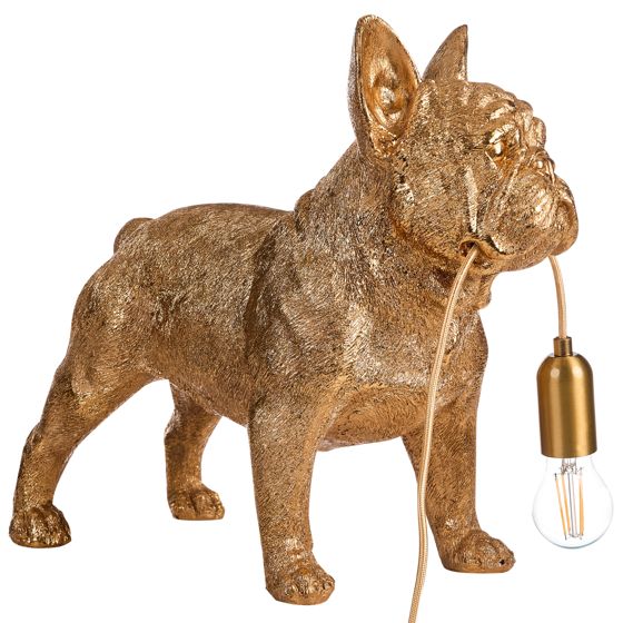 Bordslampa Hund BAXTER Guld