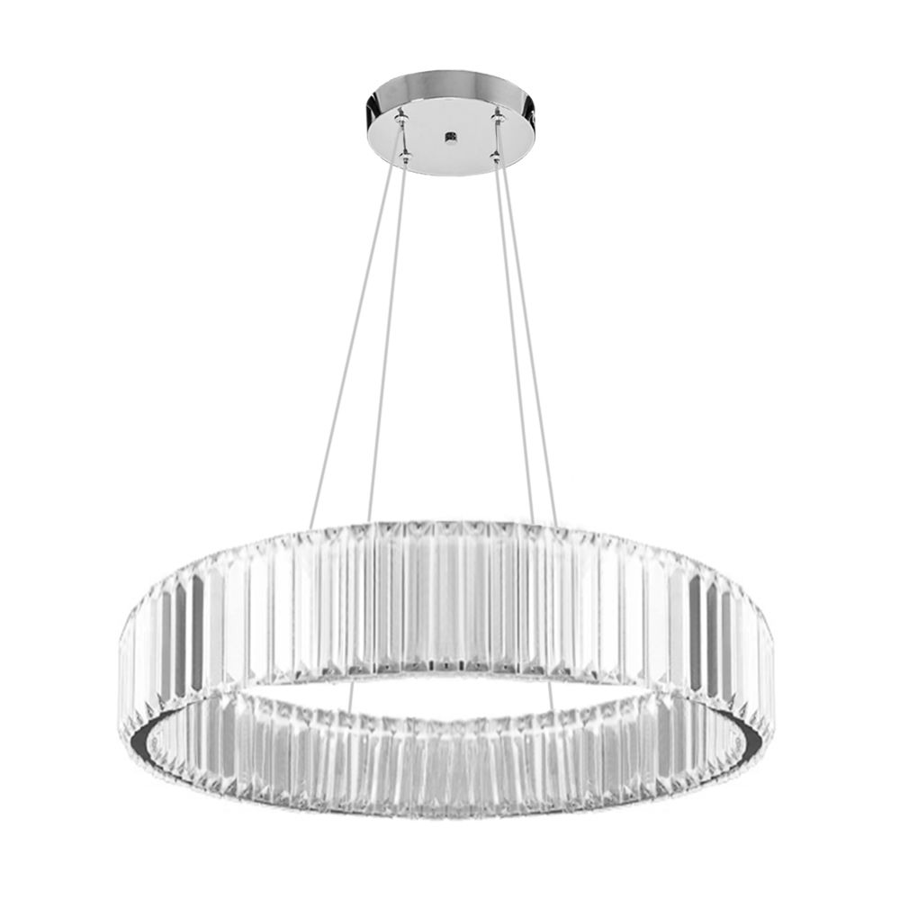 TOOLIGHT hängande taklampa APP982-CP LED Transparent 40x40x8cm