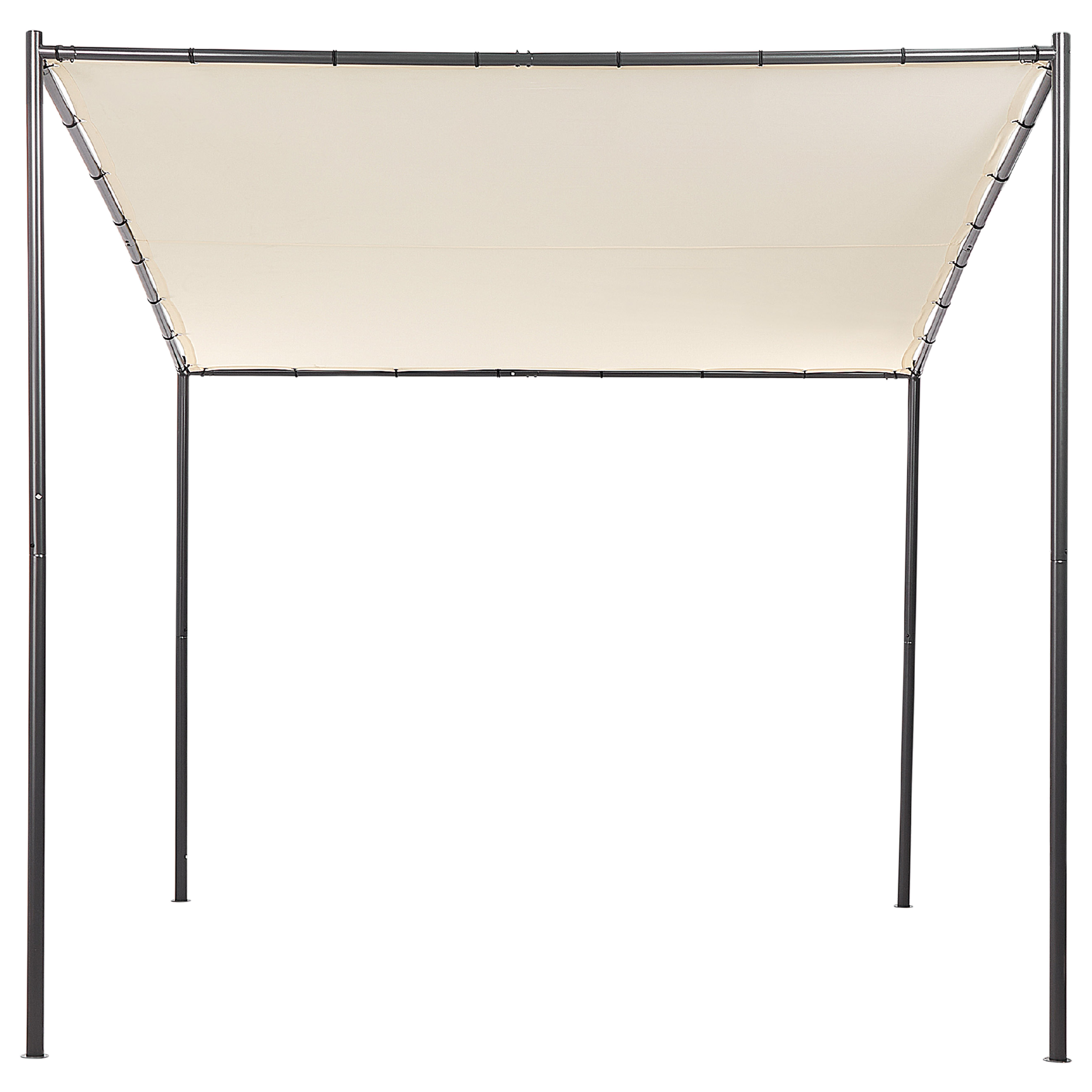 Paviljong VIMINO 282 cm 294 cm Metall Beige