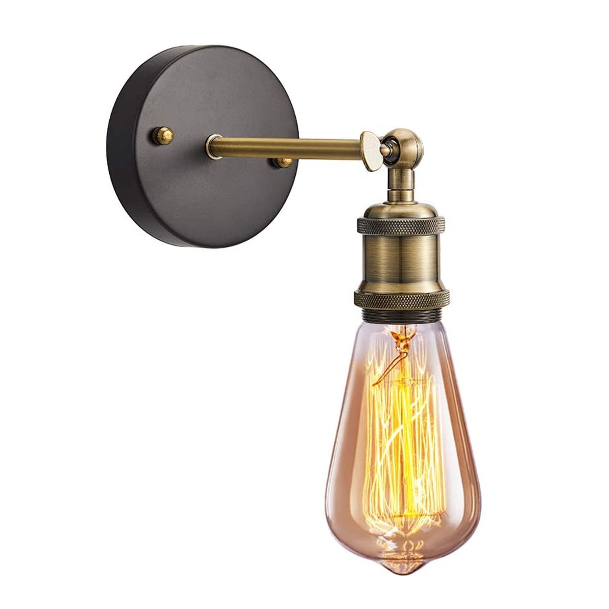 TOOLIGHT vägglampa APP618-1W Svart 10x24x10cm
