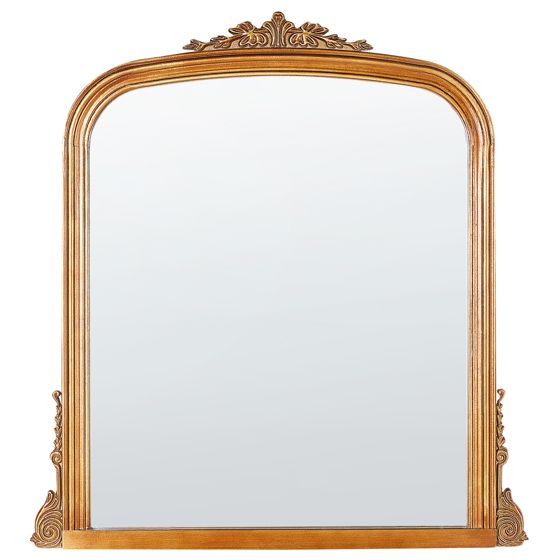 Väggspegel SUSSEY 75 cm 78 cm Guld