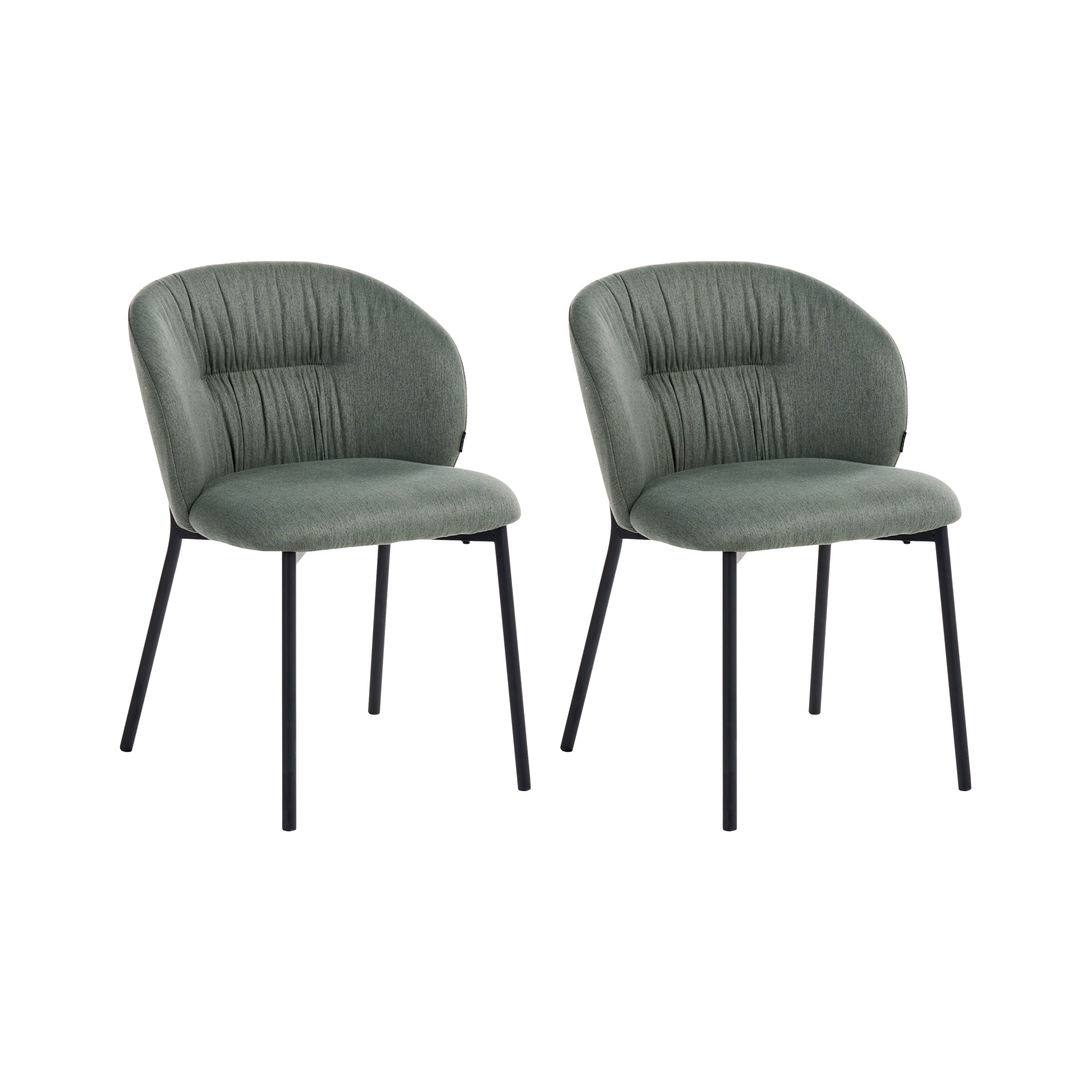 Set med 2 matstolar MESA Grön