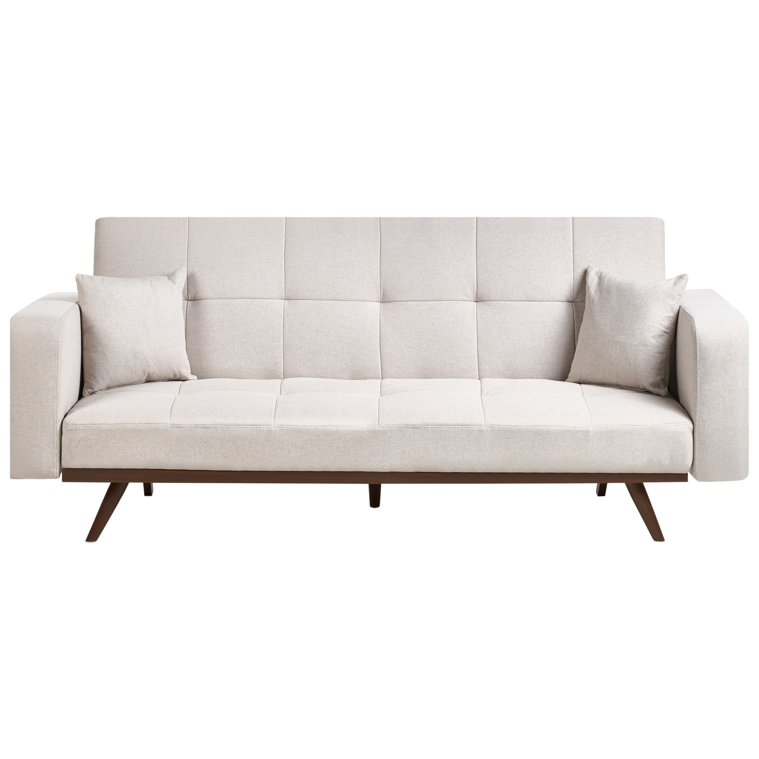 Bäddsoffa 3-sits HJULBY Ljusbeige