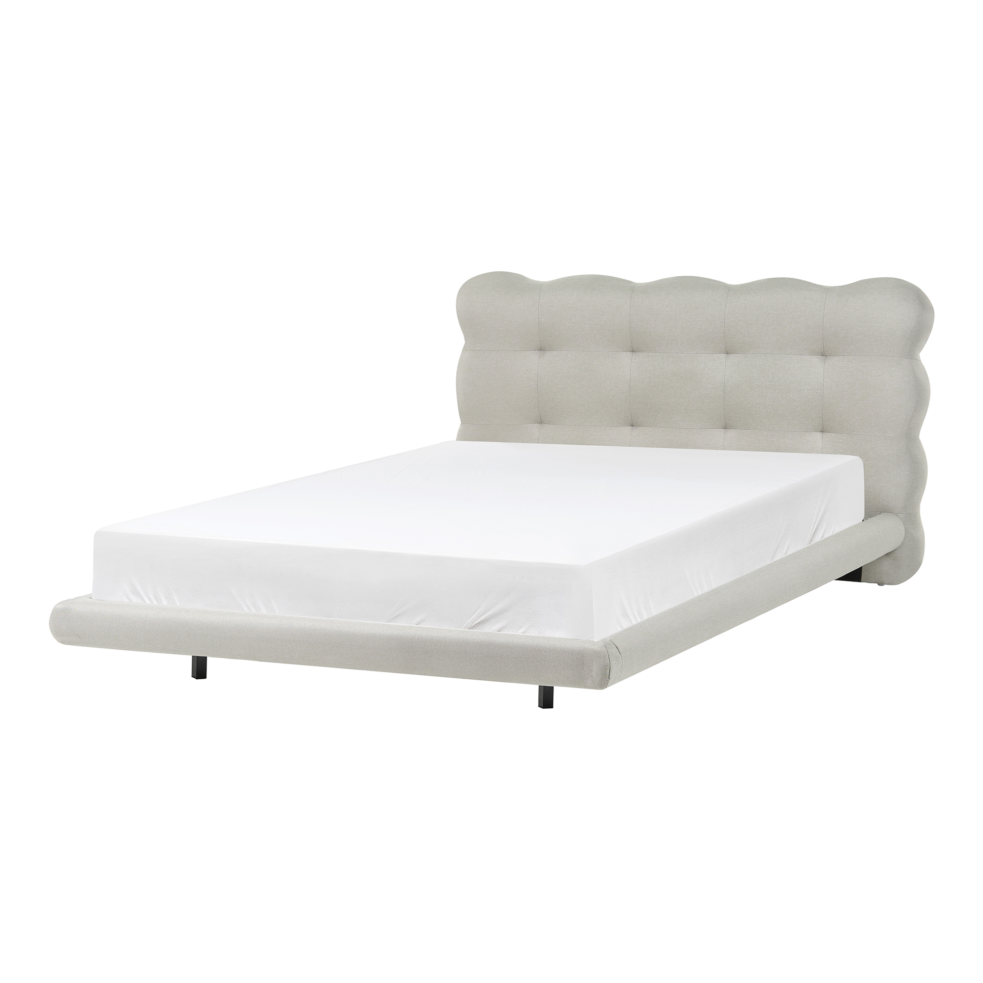 Säng med lamellram SOULISSE 120 x 200 cm Beige