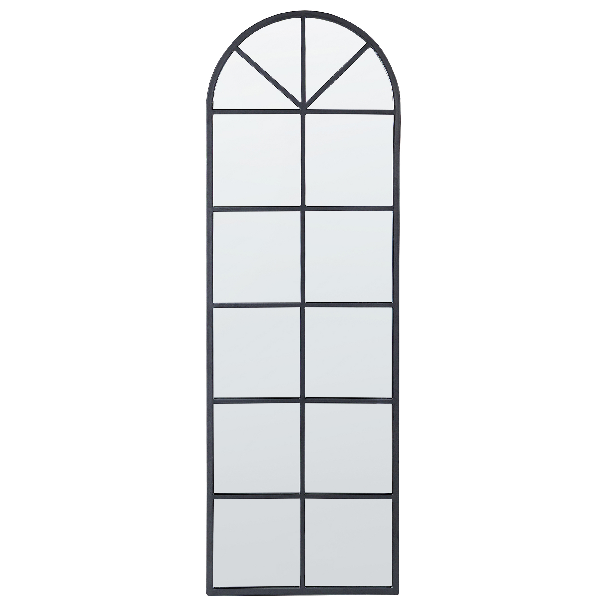 Väggspegel BROUAGE 40 cm 120 cm Metall Svart