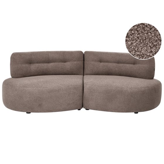 Soffa 3-sits LAERDAL Bouclé Taupe