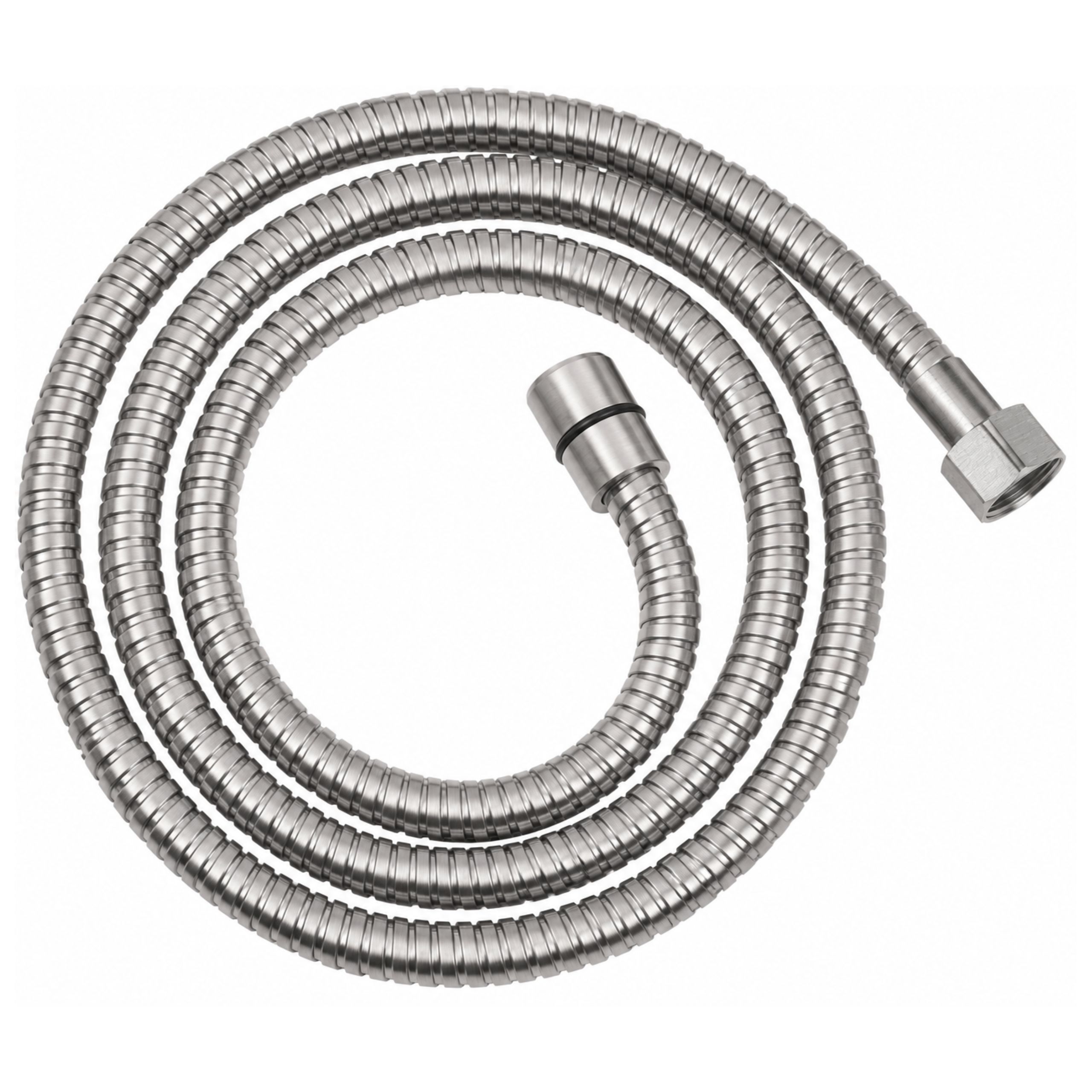 REA Duschslang JS-016N 150 Borstad Nickel, 150x1,27x1,27cm