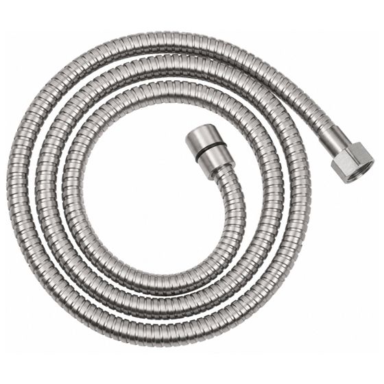 REA Duschslang JS-016N 150 Borstad Nickel, 150x1,27x1,27cm