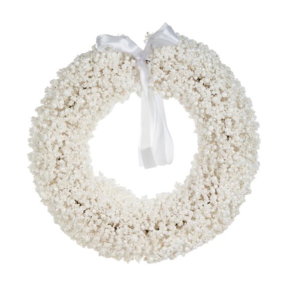Julkrans ARESJON 40 cm Vit