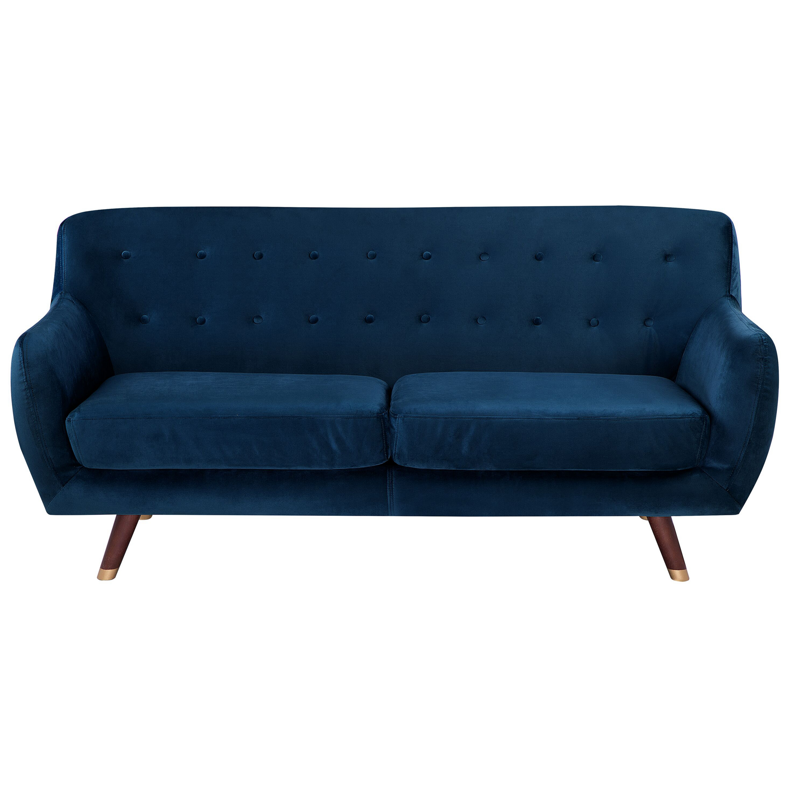 Soffa 3-sits BODO Sammet Marinblå