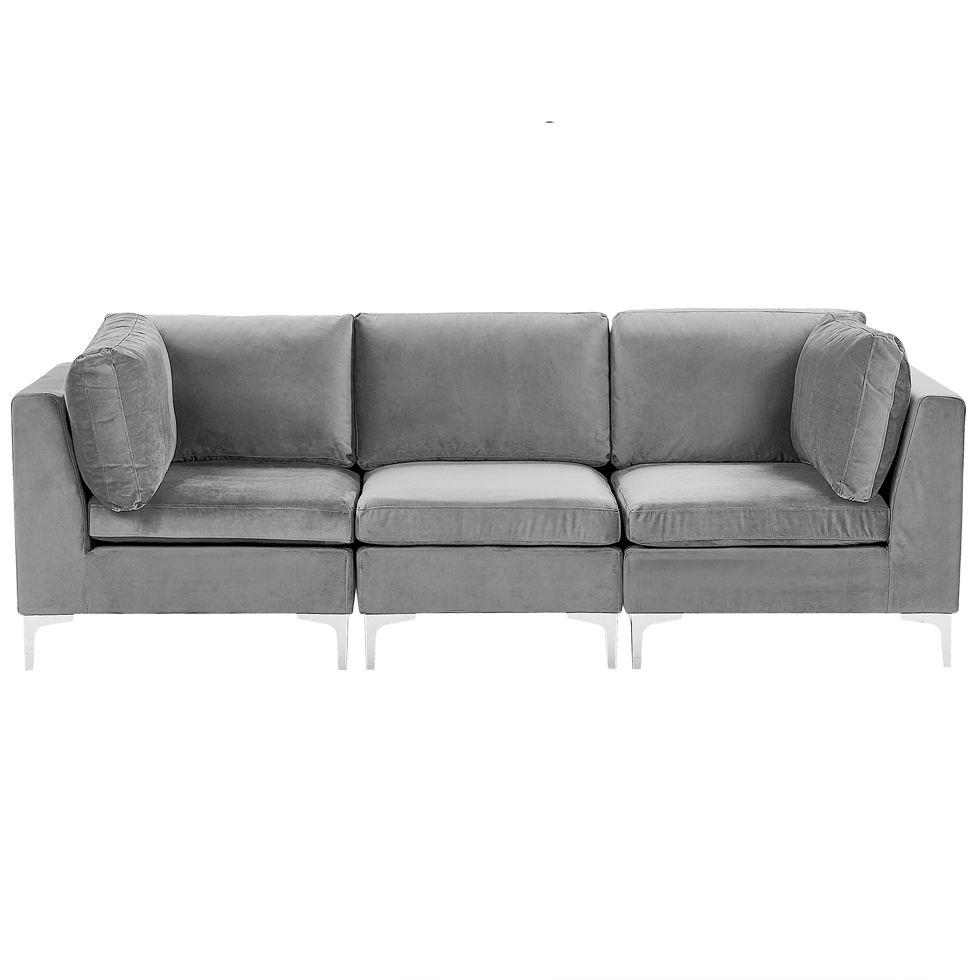 Modulsoffa 3-sits EVJA Sammet Grå